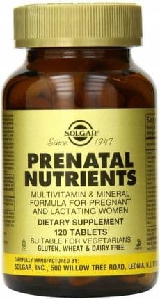 Solgar Prenatal Nutrients 120 Tablets