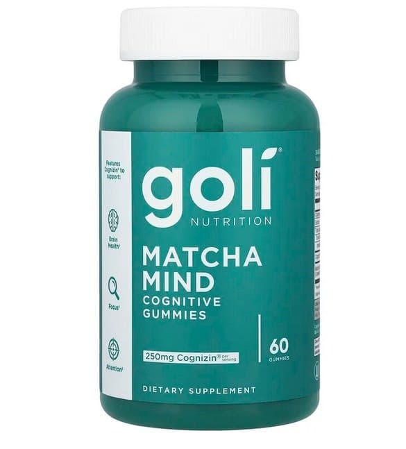 Goli Nutrition - Matcha Mind - 60 Gomitas