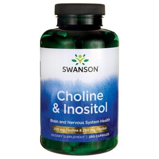 Swanson Colina e Inositol 250 cápsulas