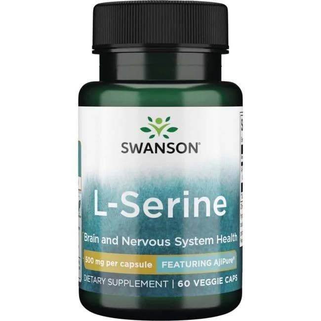 Swanson - L-Serine - 500mg - 60 Vcaps – Swanson emballage