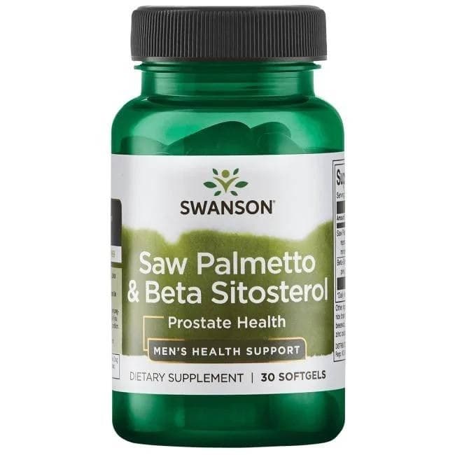 Swanson - Saw Palmetto & Beta Sitosterol - 30 Kapsler