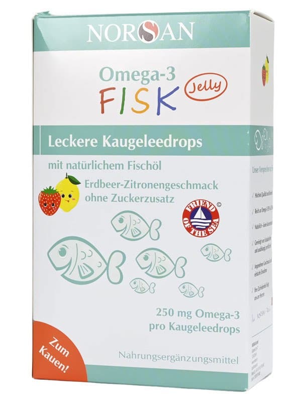Norsan Omega-3 Fish Jelly - 45 Gummies – Norsan emballage