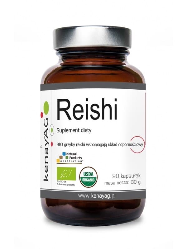 Kenay Reishi Mushroom 900mg – 60 Kapseln – Kenay Verpackung