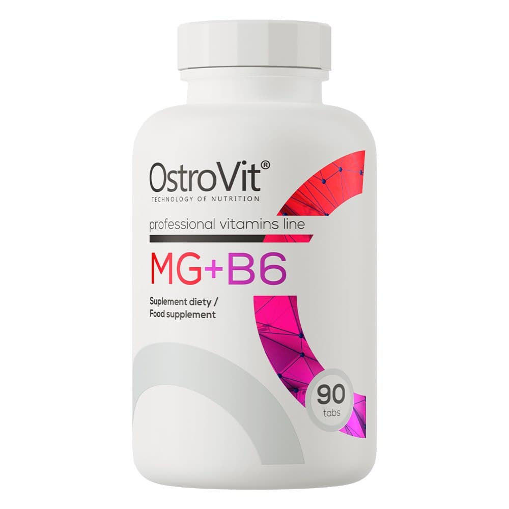 OstroVit Magnesium + B6 - 90 tabletter – OstroVit förpackning
