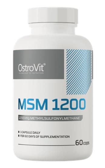 OstroVit MSM 1200 60 kapsler – OstroVit emballage