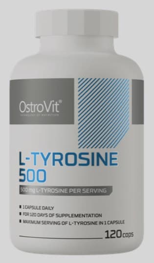 Ostrovit L-Tyrosine 500mg - 120 gélules – OstroVit emballage