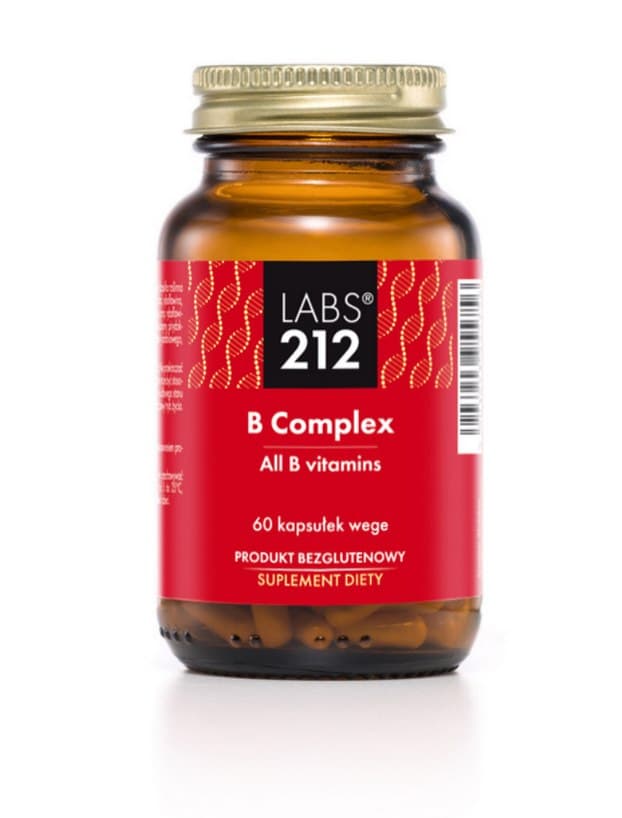 Labs212 B-Komplex – 60 kapsułek – LABS 212 opakowanie
