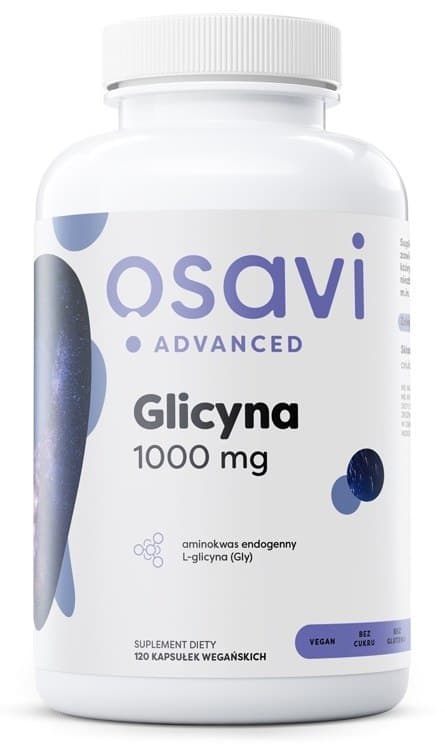 Osavi Advanced L-Glycin 1000mg - 120 vegetabilske kapsler