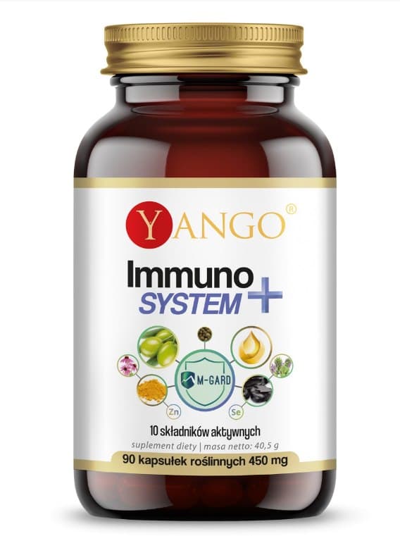 Yango Immune System+ - 90 Kapseln – Yango Verpackung