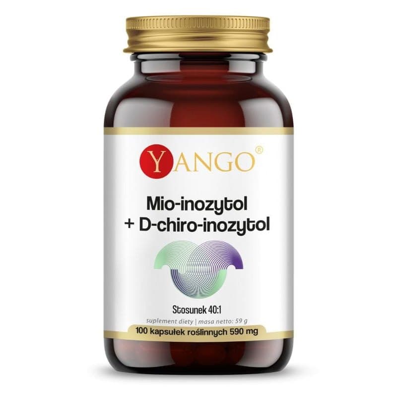 Yango - Myo-Inositol + D-Chiro-Inositol 120 kapslar – Yango förpackning