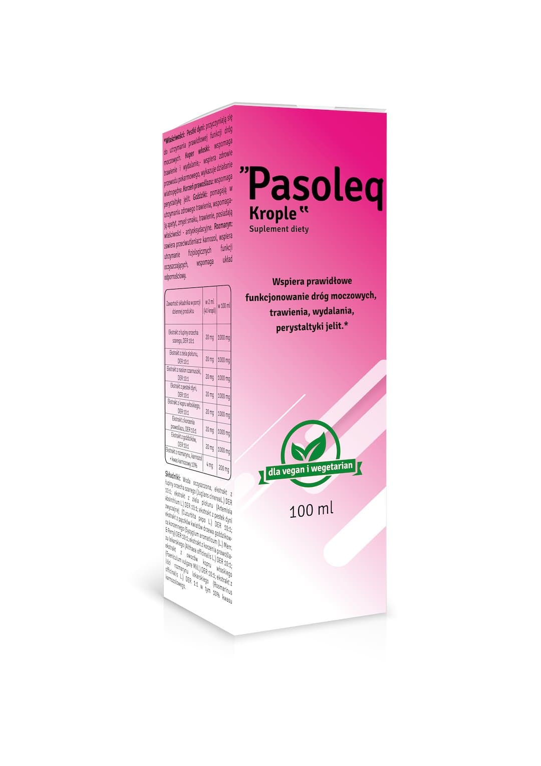 Polskie Centrum Farmaceutyczne - Pasoleq Krople - Complément alimentaire Purification – Polskie Centrum Farmaceutyczne emballage