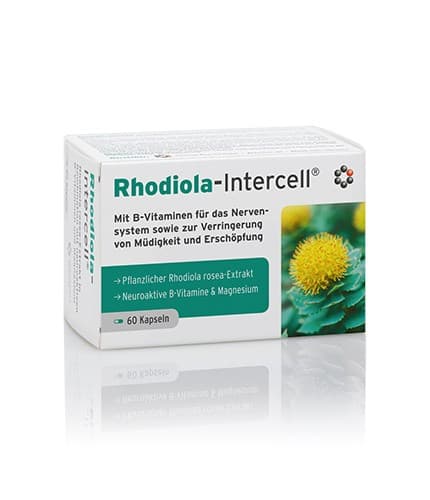 Intercell Pharma - Rhodiola-Intercell - 60 Kapseln – Intercell Verpackung