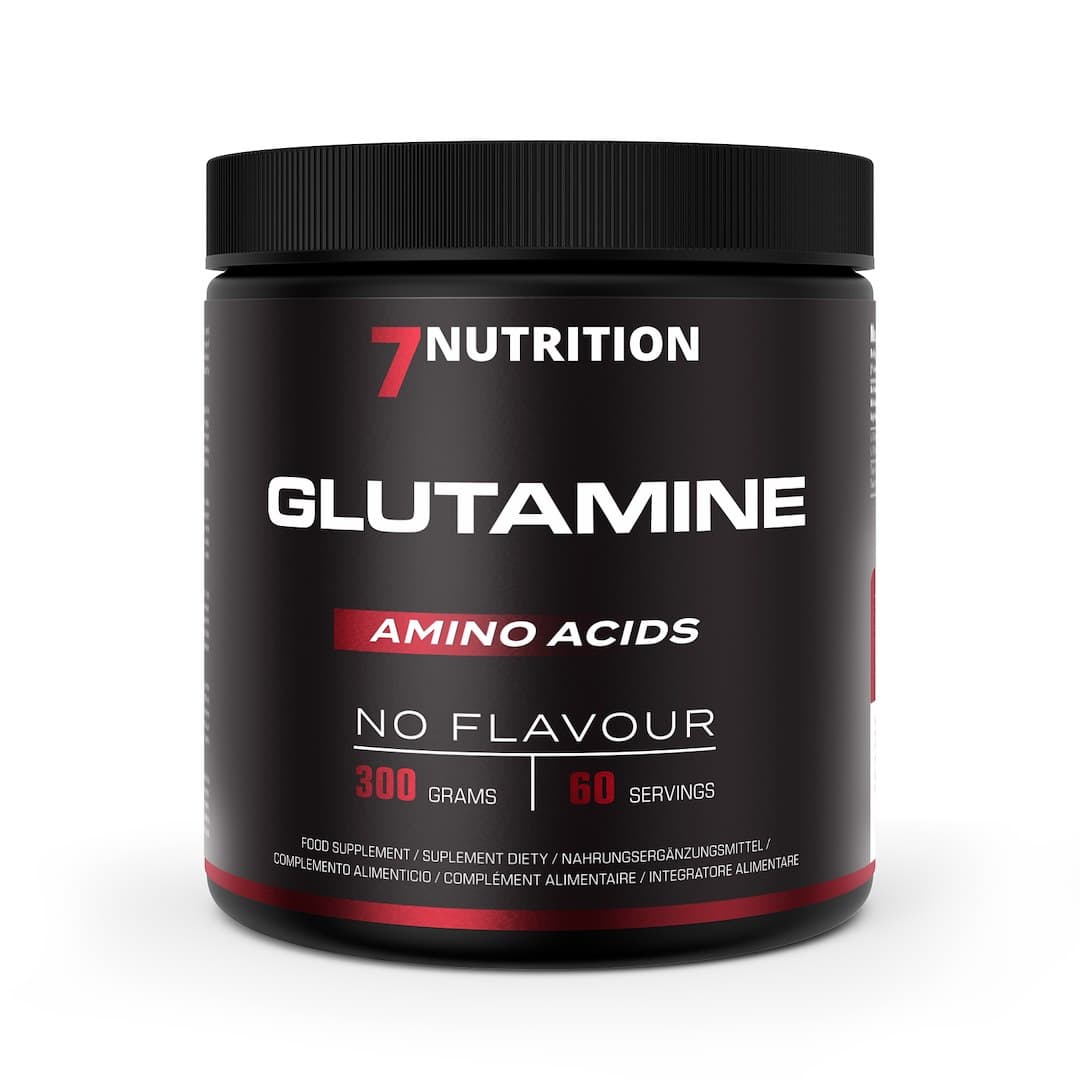 7Nutrition - Glutamine (Unflavored - 300g) – 7 Nutrition verpakking