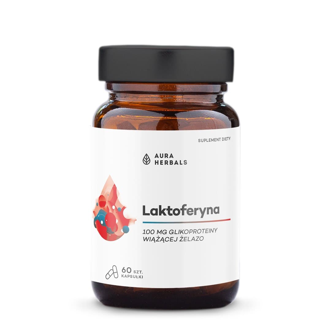 Aura Herbals - Laktoferryna 100mg - 60 kapsułek