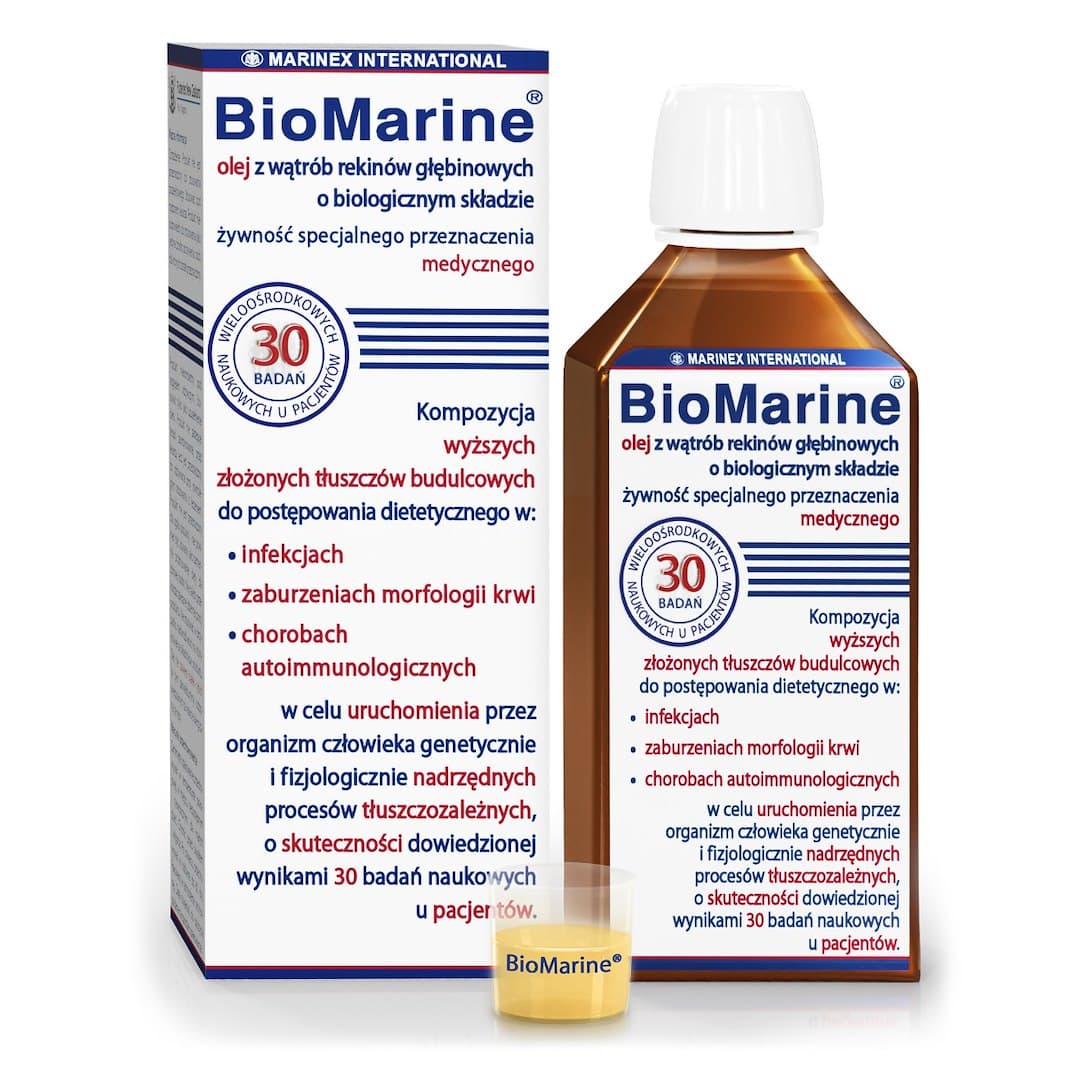 Marinex International - Biomarine Deep Sea Shark Liver Oil - 100ml – Marinex International confezione