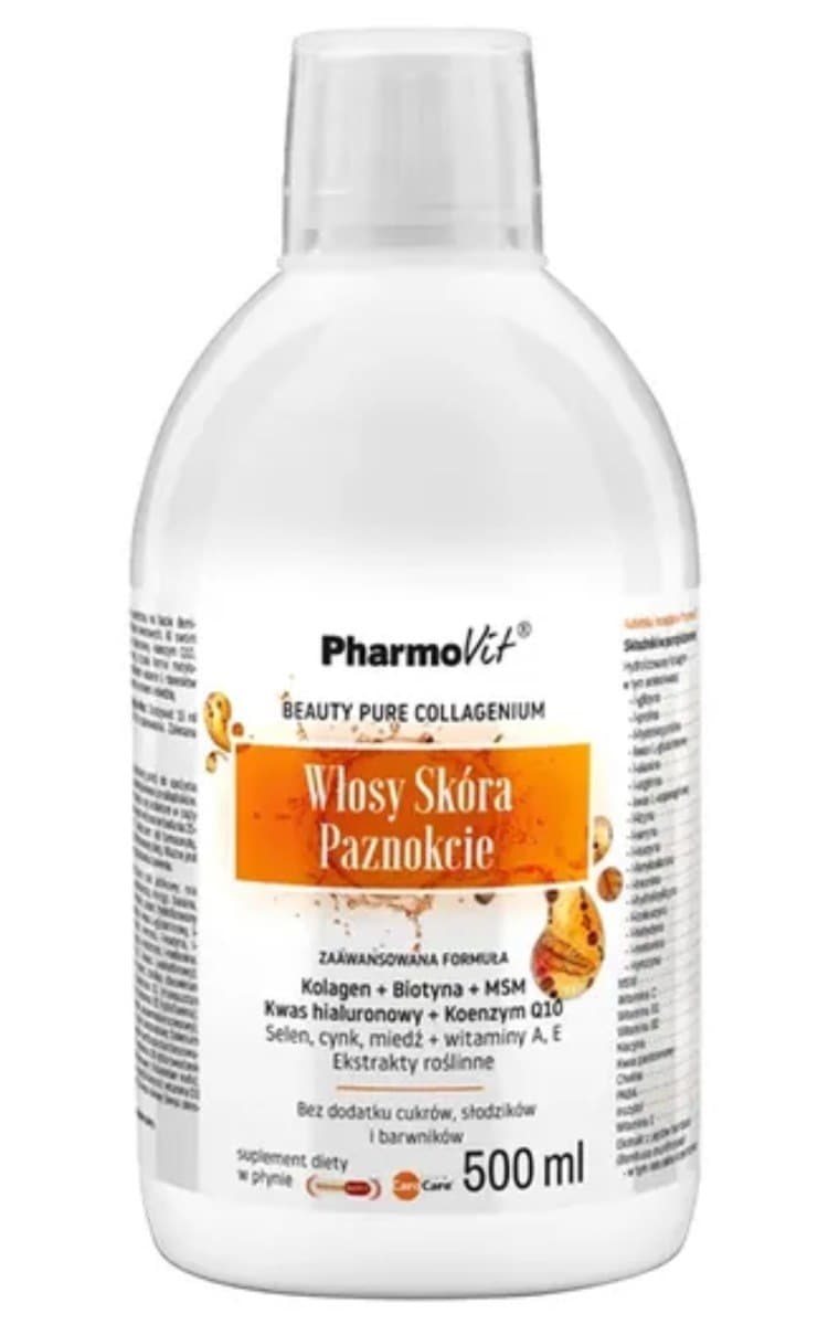 Pharmovit Włosy Skóra Paznokcie ZF 500 ml – Pharmovit verpakking