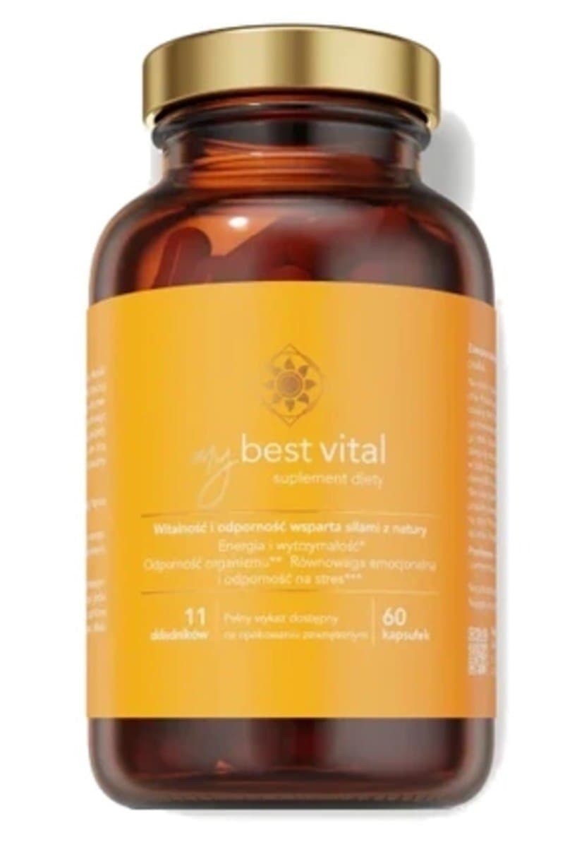 MyBestPharm MyBestVital 60 capsules – MyBestPharm verpakking
