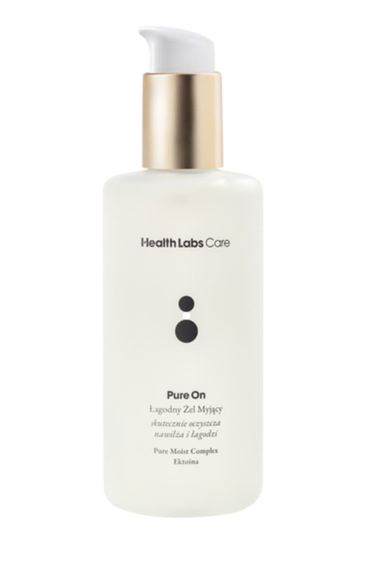 Health Labs Care Pure On Sanftes Reinigungs-Gel 200 ml – Health Labs Care Verpackung