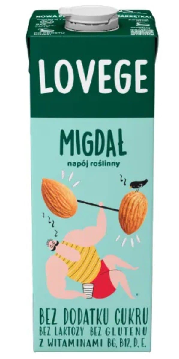 Sante Lovege Bebida de Almendra Sin Azúcar 1l – LOVEGE empaque