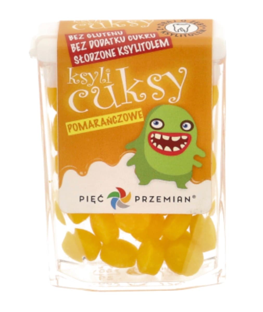 Pięć Przemian - Orange Lozenges With Xylitol 13g