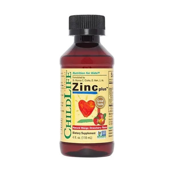 Child Life Zinc Plus, liquid zinc supplement for children, 118 ml – Child Life packaging