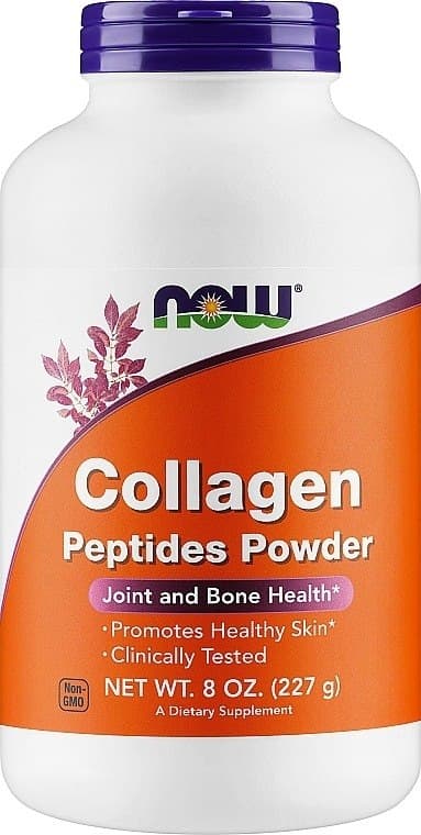 NOW Foods - Collagen Peptides Powder 300 g powder – NOW Foods packaging