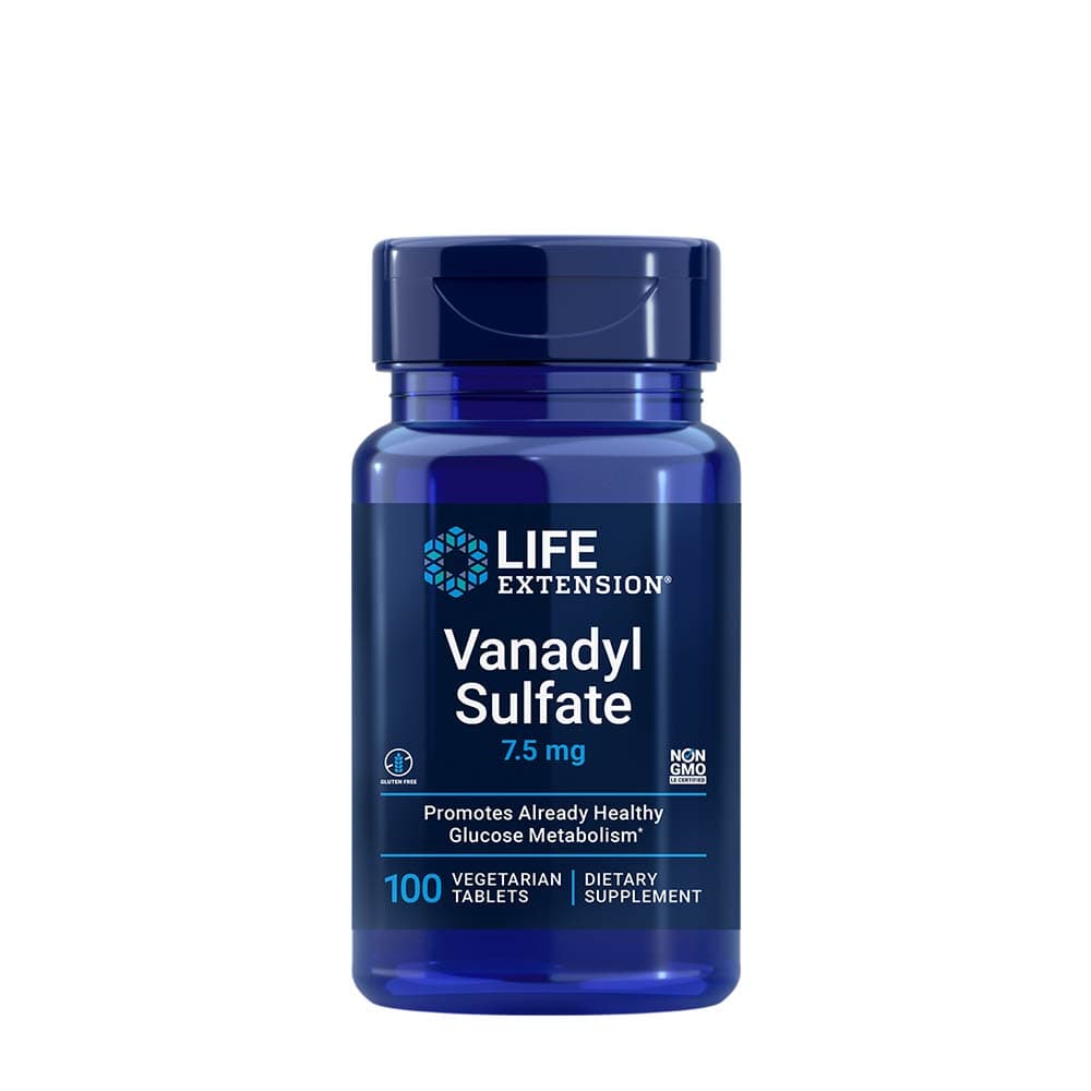 Life Extension Vanadyl Sulfate 7,5 mg - 100 tabletek – Life Extension opakowanie