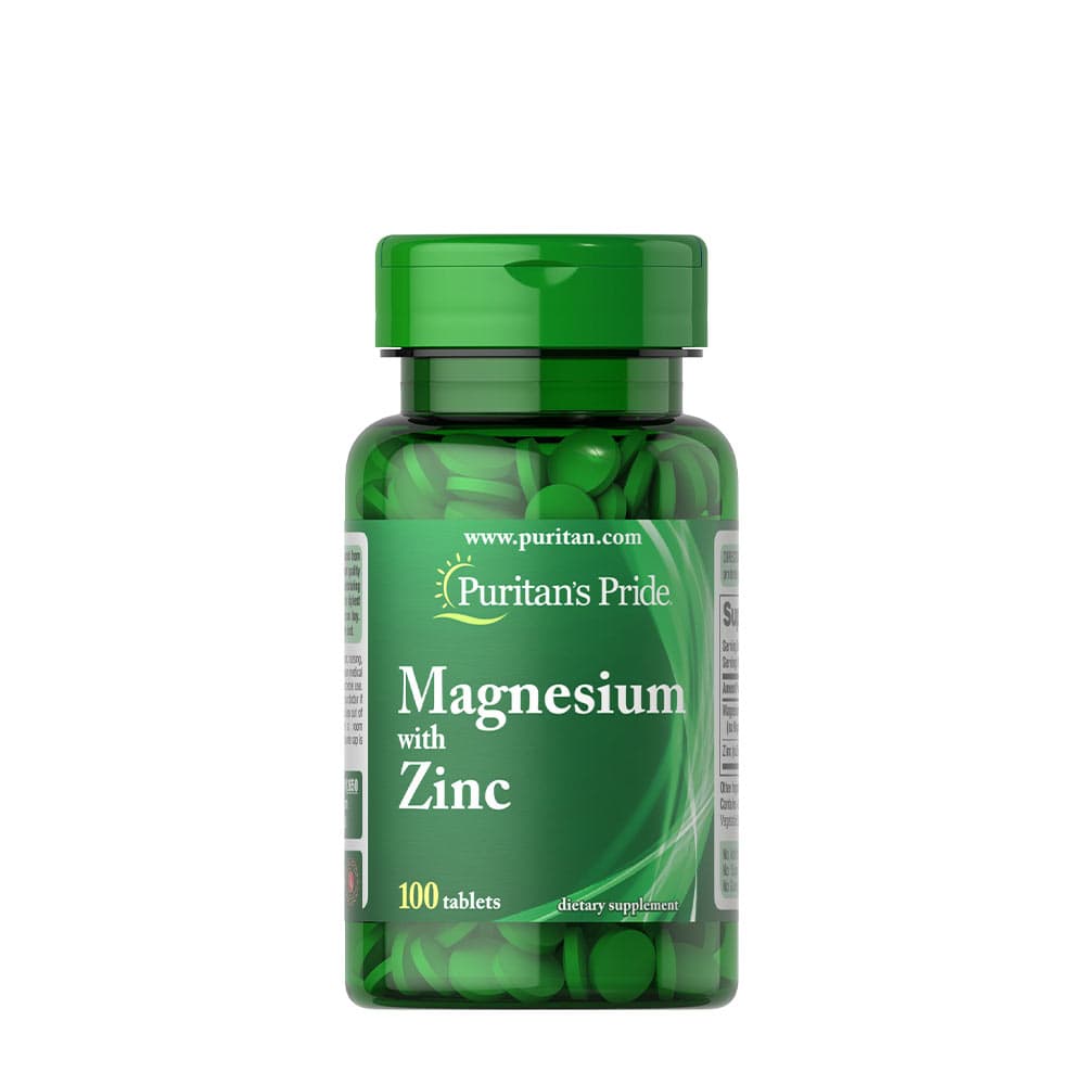 Puritan's Pride Magnesium met Zink - 100 tabletten