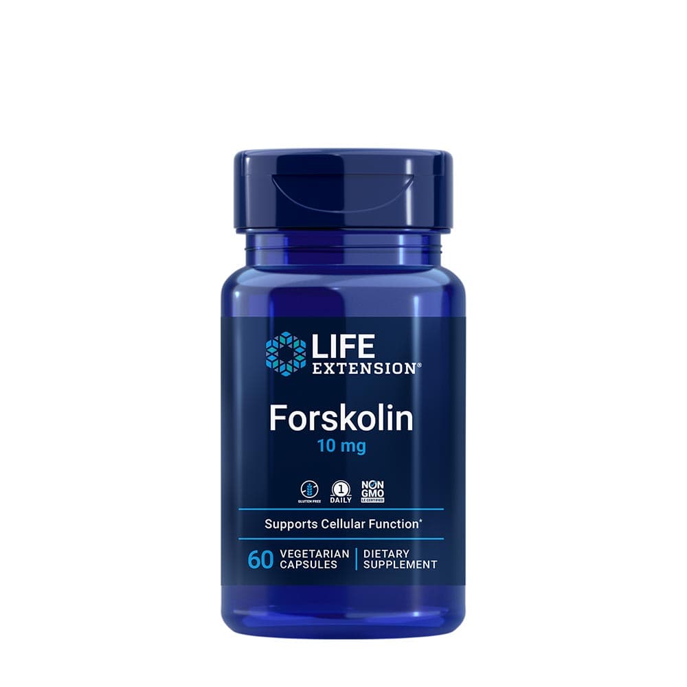 Life Extension Forskolin 100 mg – 60 vegetariska kapslar – Life Extension förpackning