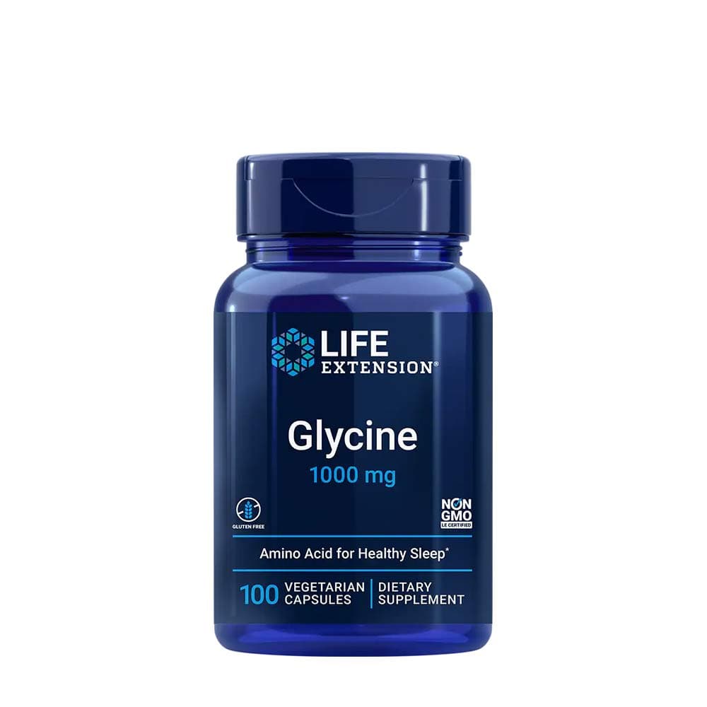Life Extension Glycine 1000 mg – 100 vegetarische Kapseln