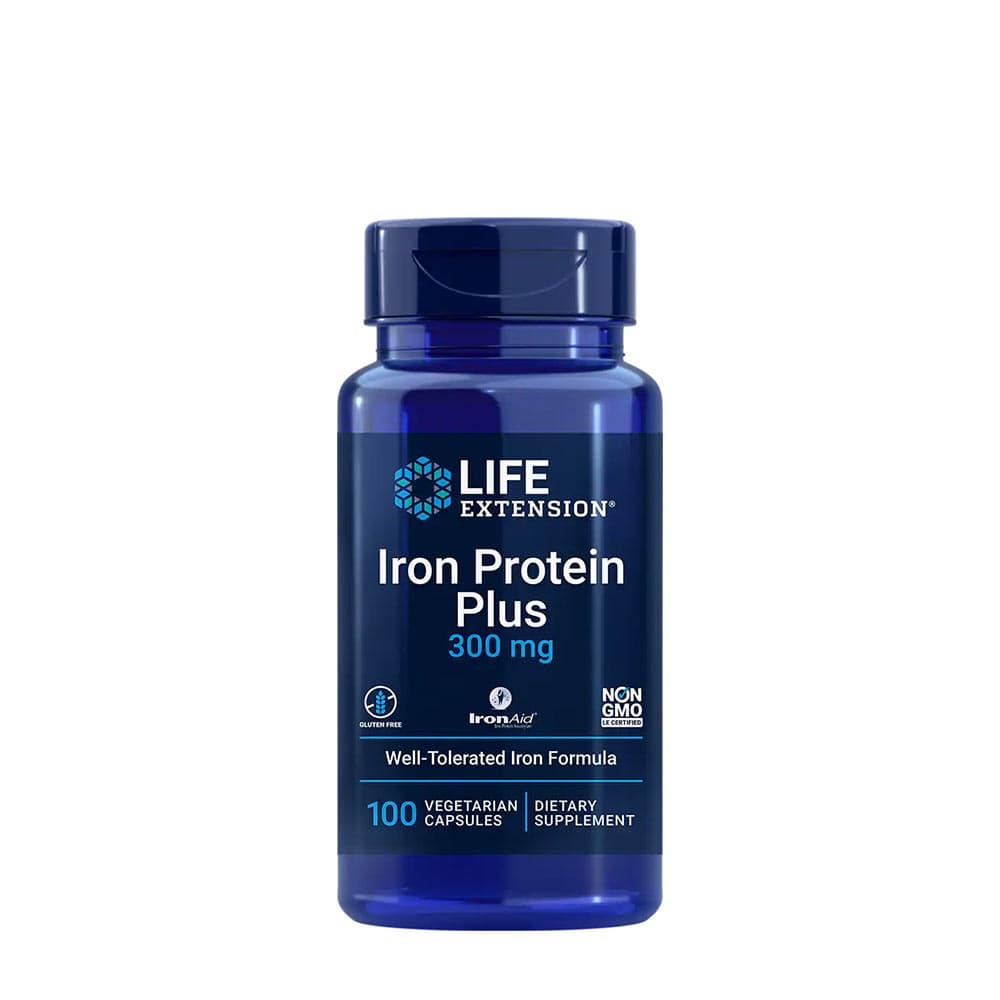 Life Extension - Iron Protein Plus, 300mg - 100 Vcaps – Life Extension packaging