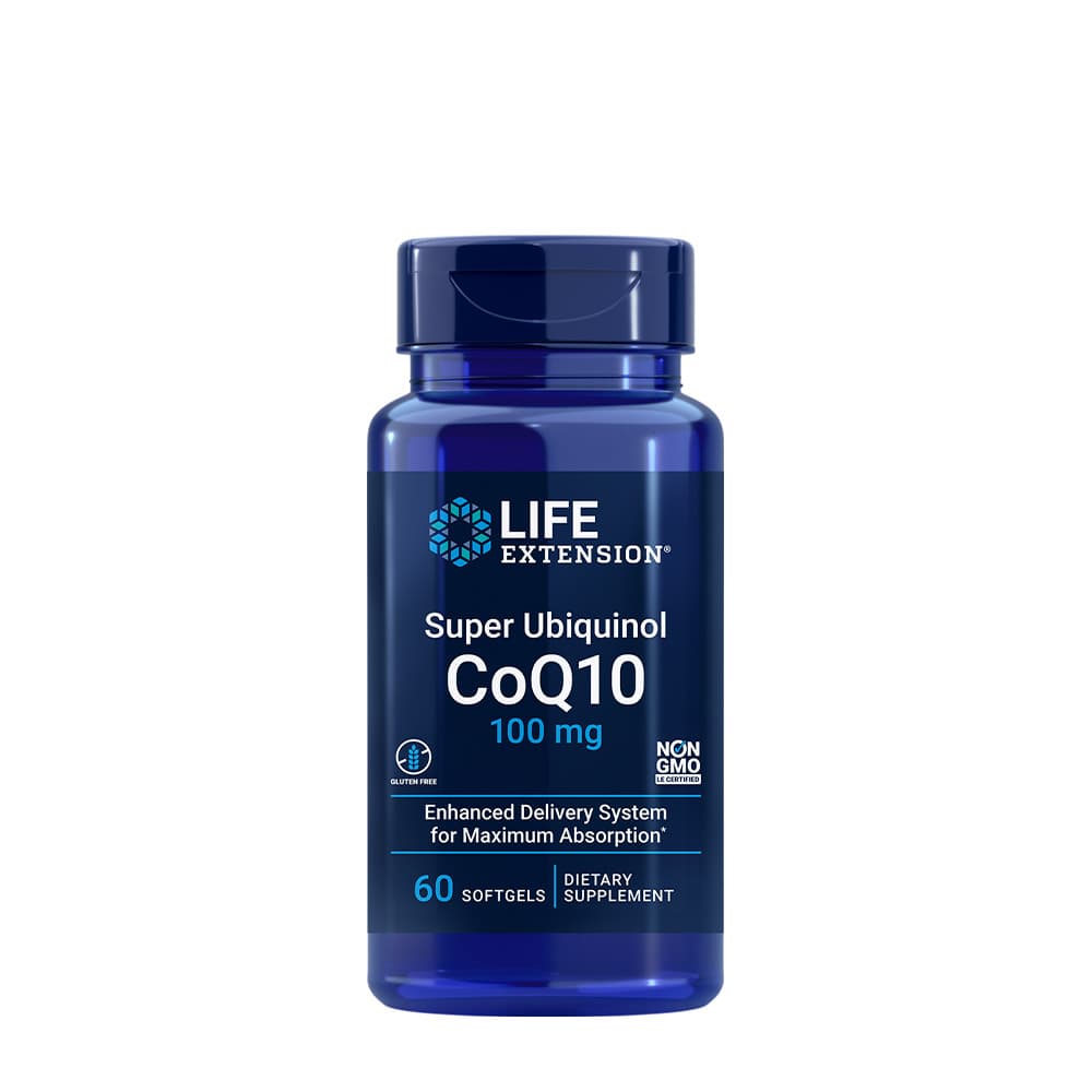 Life Extension - Super Ubiquinol CoQ10, 100mg - 60 Sgels – Life Extension förpackning