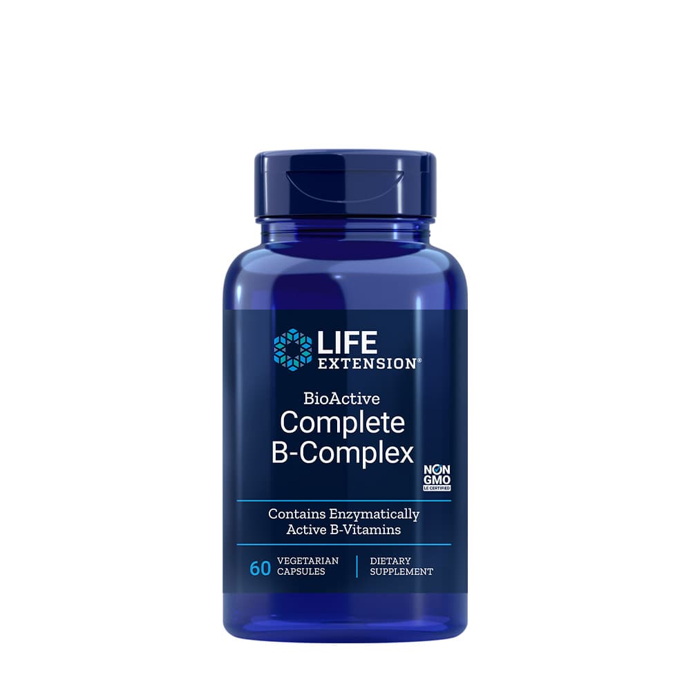 Life Extension - Bioactive Complete B-Complex - 60 capsules – Life Extension verpakking