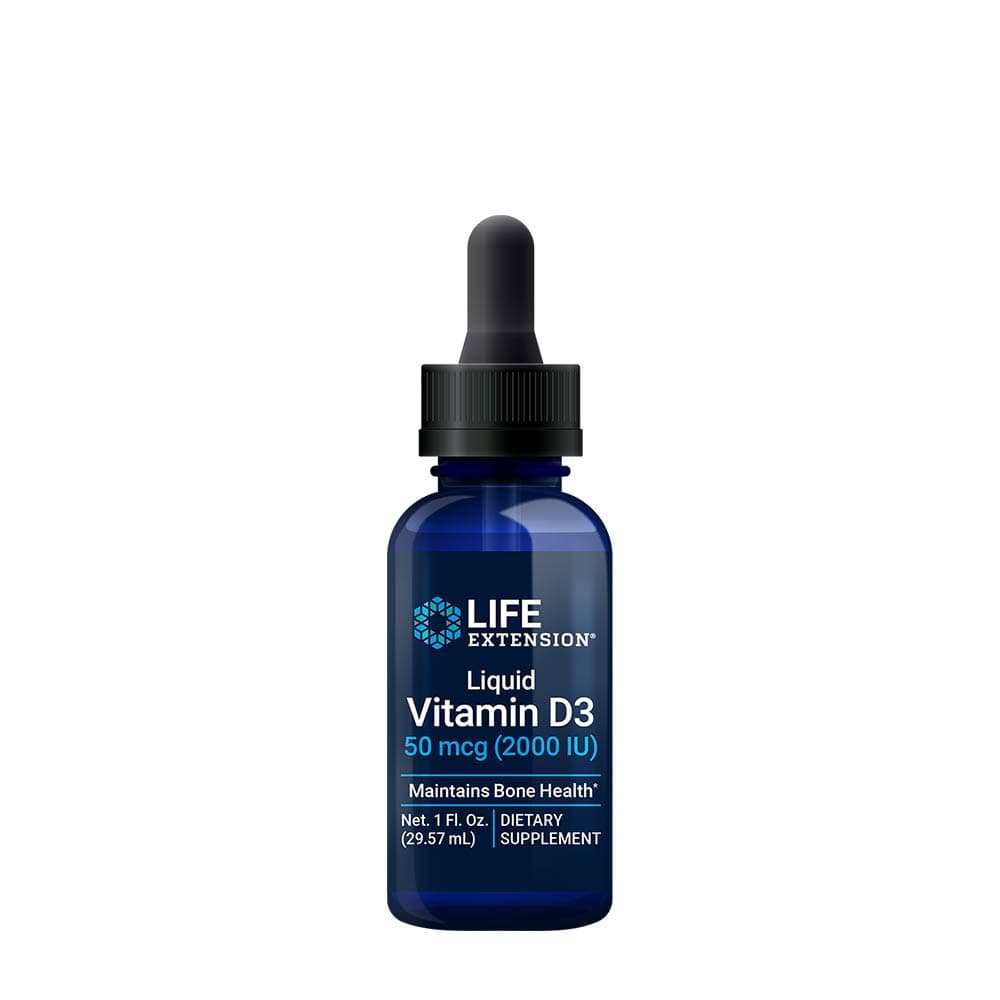 Life Extension - Vitamine D3 liquide - 29,57 ml – Life Extension emballage