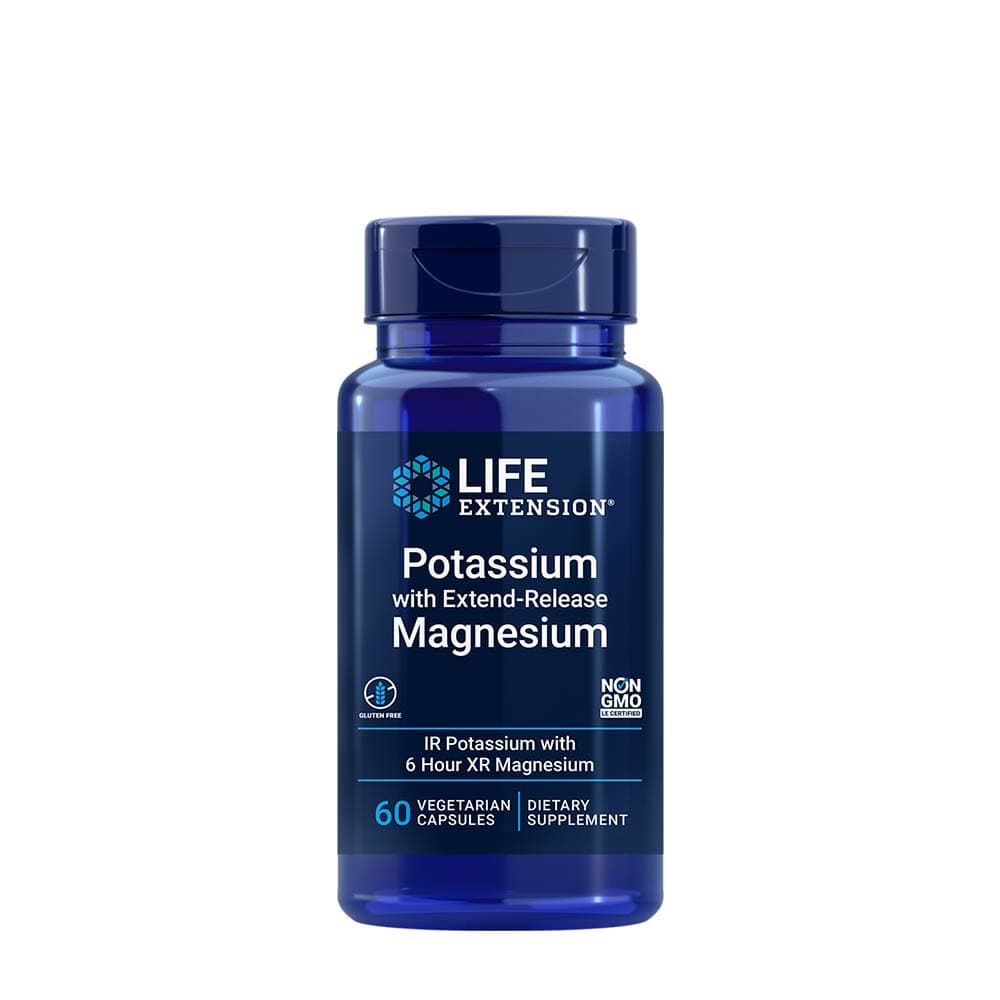 Life Extension - Potassium With Extend-Release Magnesium - 30 tabletter – Life Extension förpackning