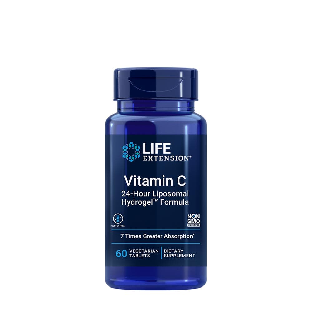 Life Extension - Vitamin C 24-Hour Liposomal Hydrogel 350 mg - 60 Tabletten