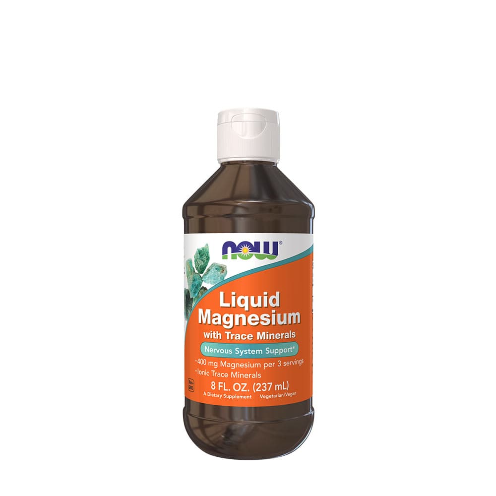 NOW Foods - Liquid Magnesium z pierwiastkami śladowymi 237 ml – NOW Foods opakowanie