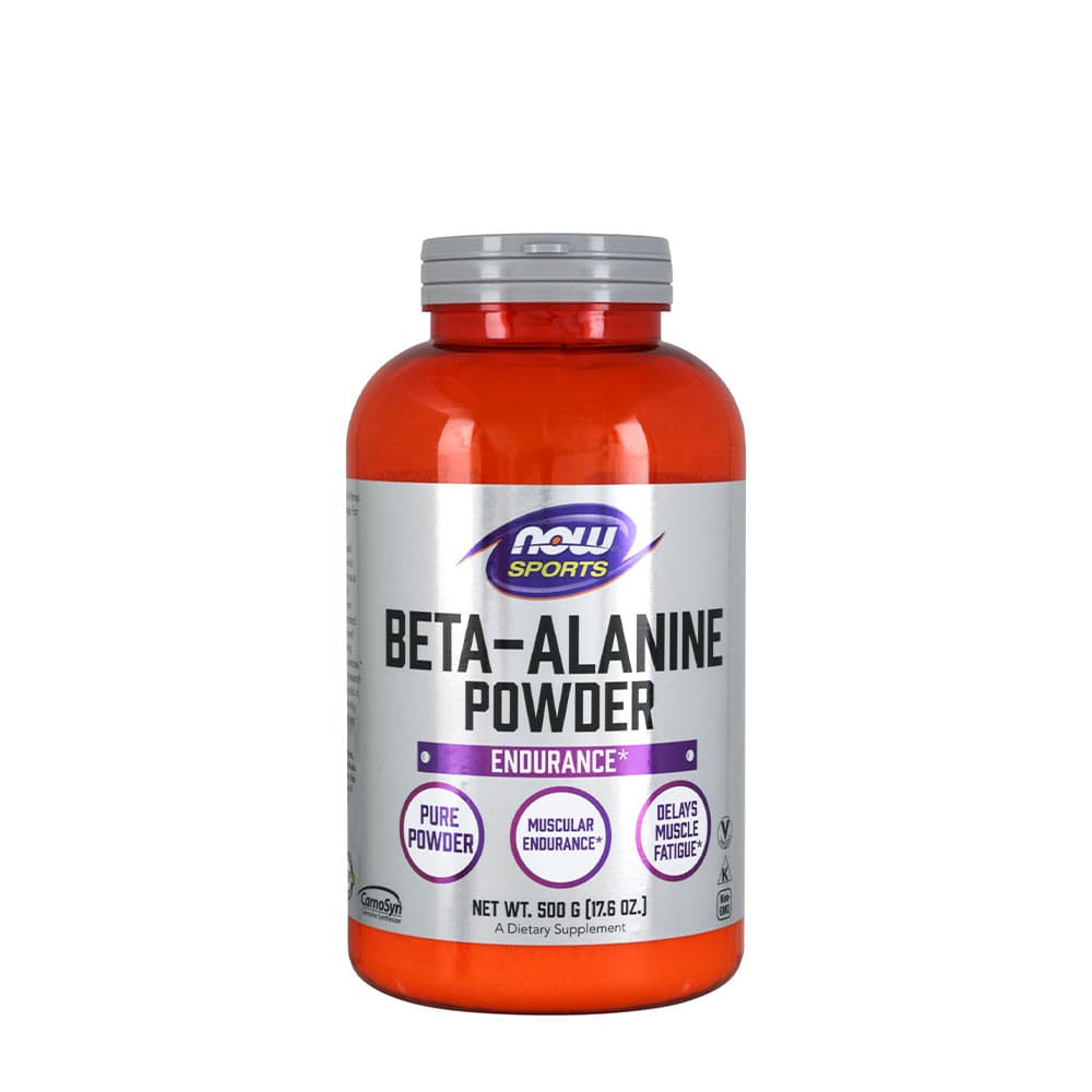 NOW Foods Beta-Alanina Polvo 500g – NOW Foods empaque
