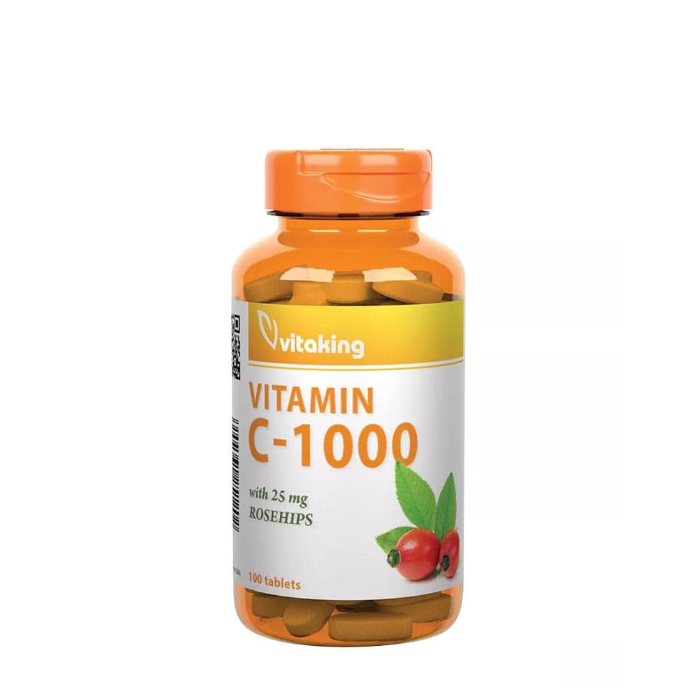 Vitaking Vitamin C 1000mg - 100 tabletter – Vitaking förpackning