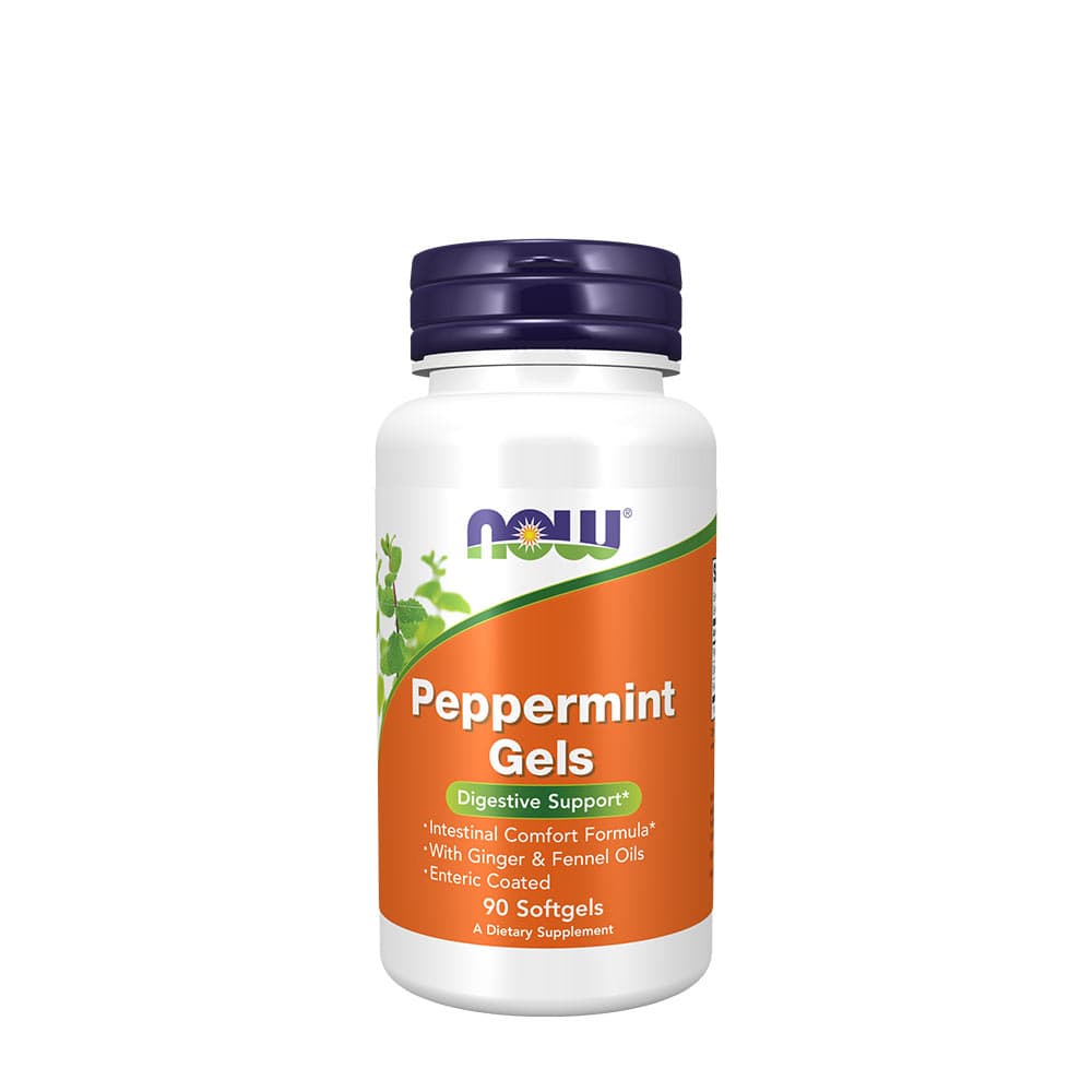 NOW Foods - Peppermint Gels - 90 Sgels