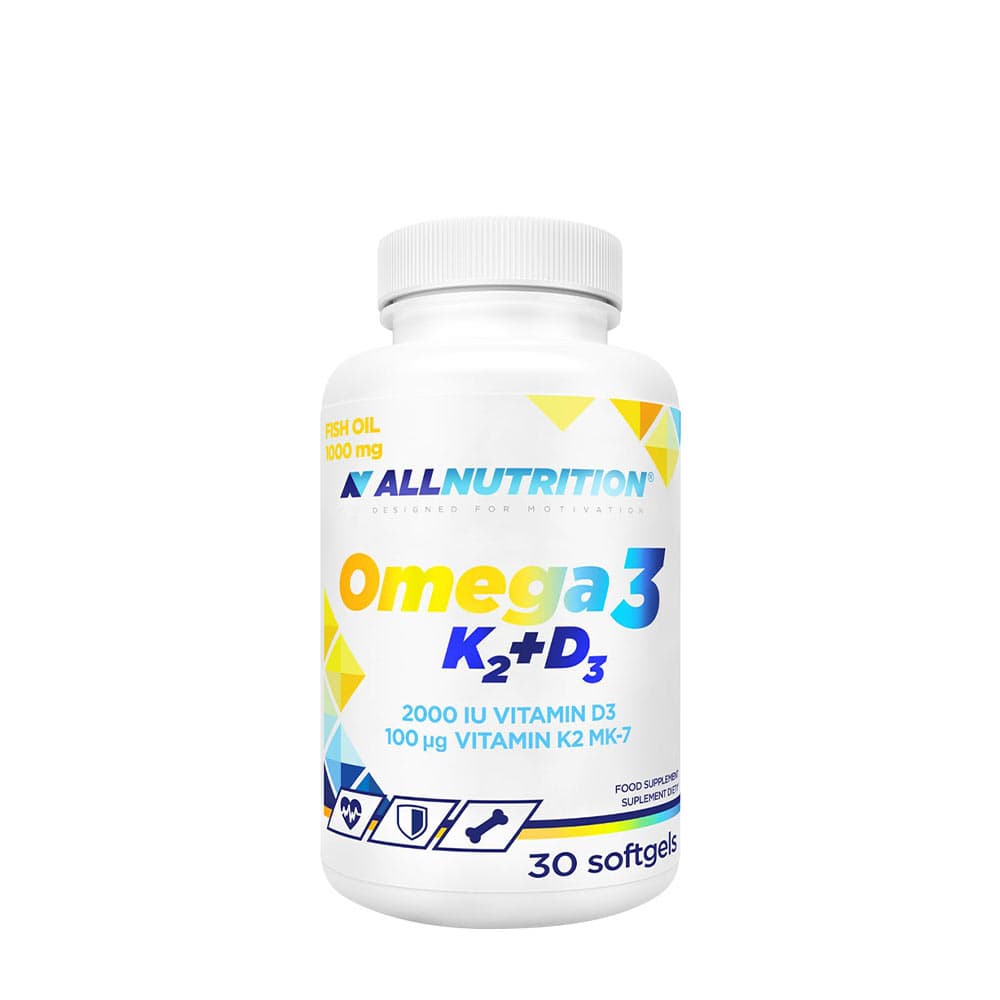 Allnutrition - Omega 3, K2+D3 - 30 Kapslar – Allnutrition förpackning