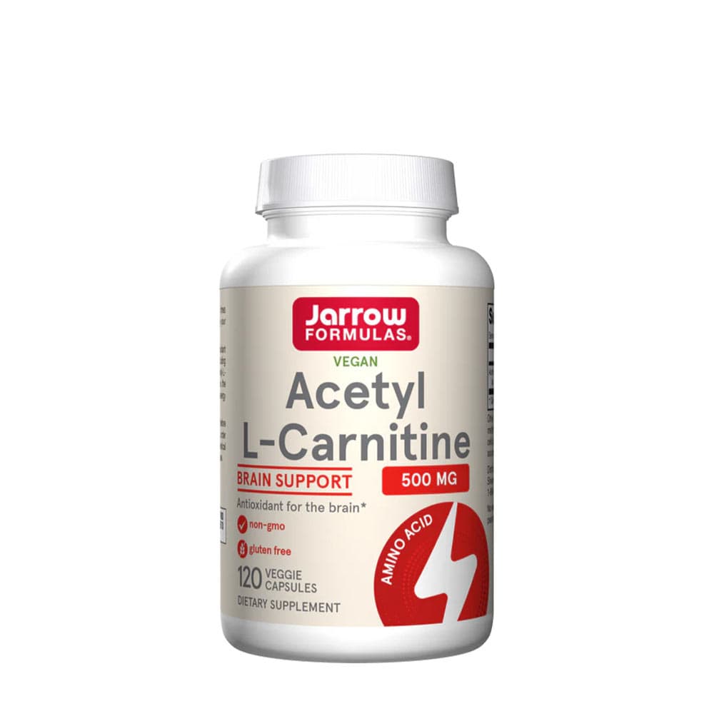 Jarrow Formulas Acetyl L-Carnitin 500mg – 60 pflanzliche Kapseln – Jarrow Formulas Verpackung
