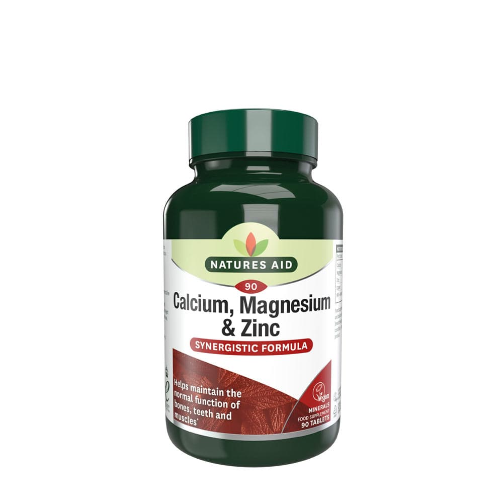 Natures Aid - Calcium, Magnesium & Zinc - 90 Tabletten