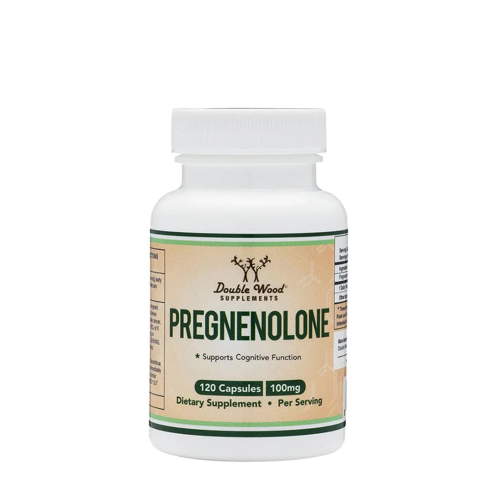 Double Wood Supplements Pregnenolone 100mg - 120 cápsulas