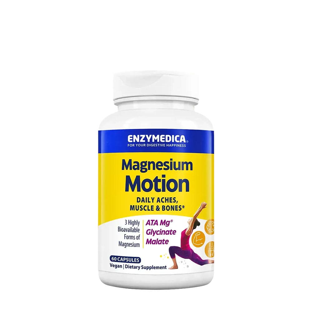 Enzymedica - Magnesium Motion - 120 cápsulas – Enzymedica empaque