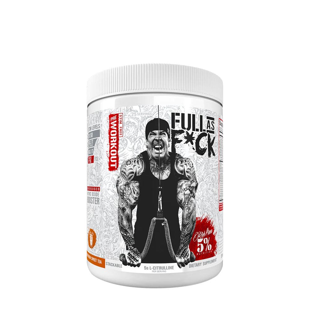 5% Nutrition - Full As F*Ck - Legendary Series, Southern Sweet Tea - 370g – 5% Nutrition Verpackung