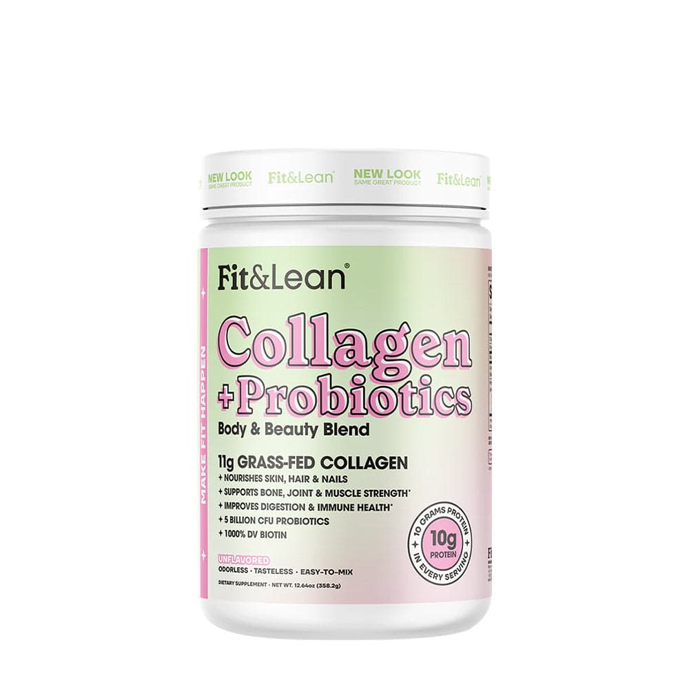 Fit&Lean - Collagen + Probiotics 60 Capsules – Fit&Lean packaging