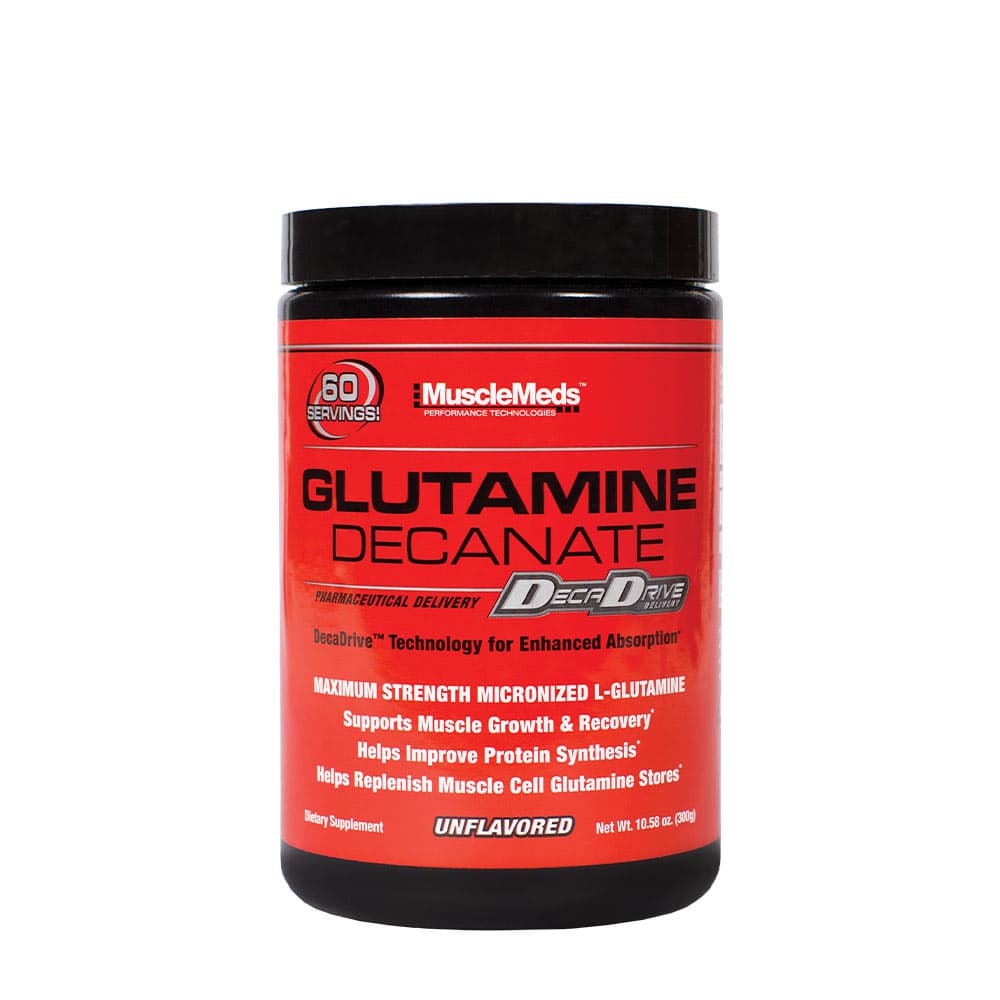 MuscleMeds Glutamine Decanate 300g – MuscleMeds empaque