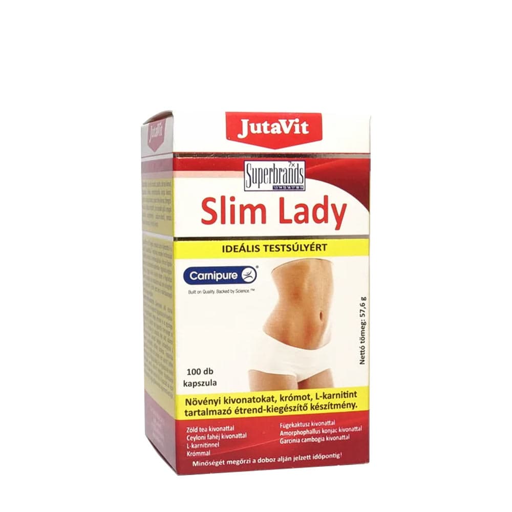 Jutavit Slim Lady - 100 cápsulas – Jutavit empaque