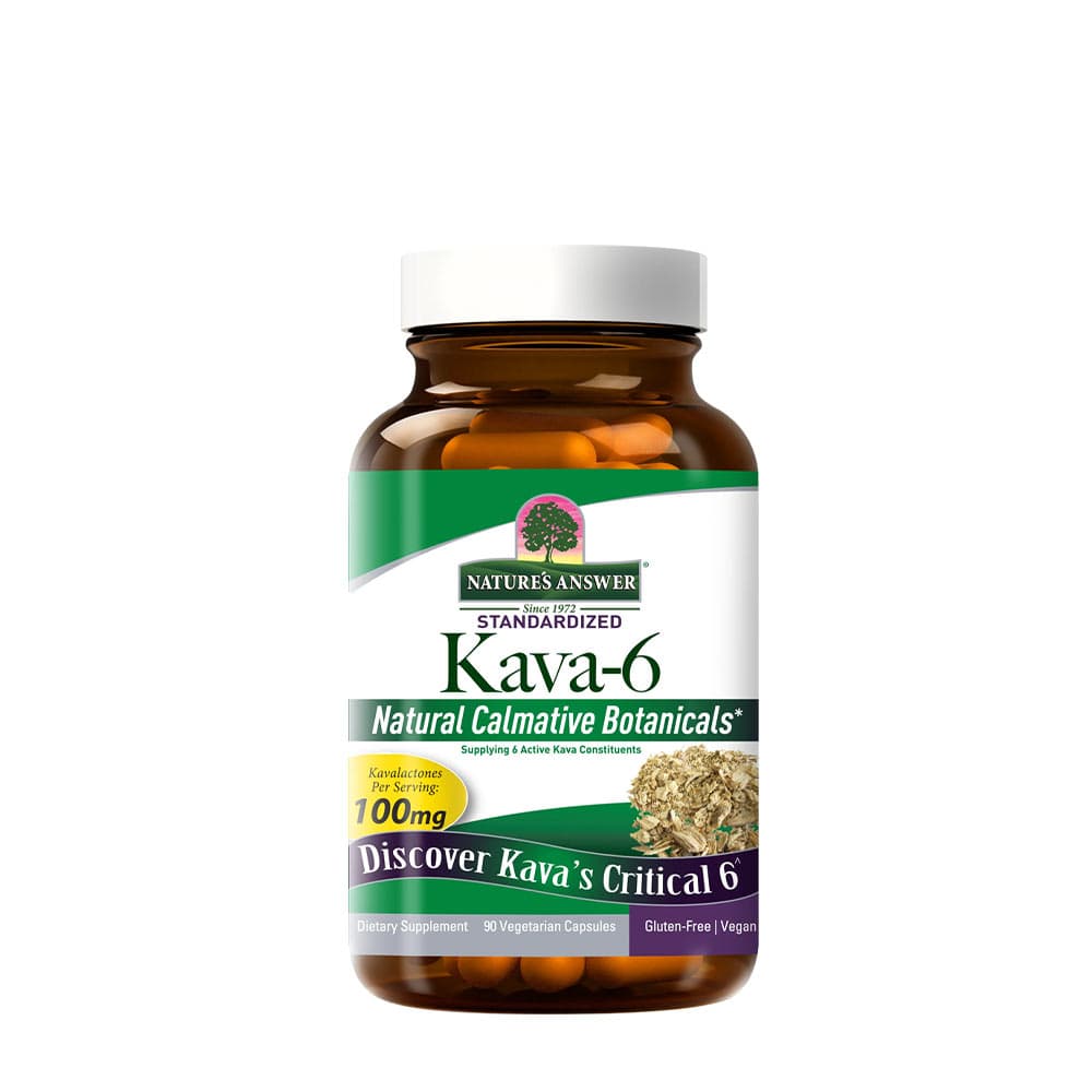 Nature's Answer Kava-6 - 90 Cápsulas vegetales